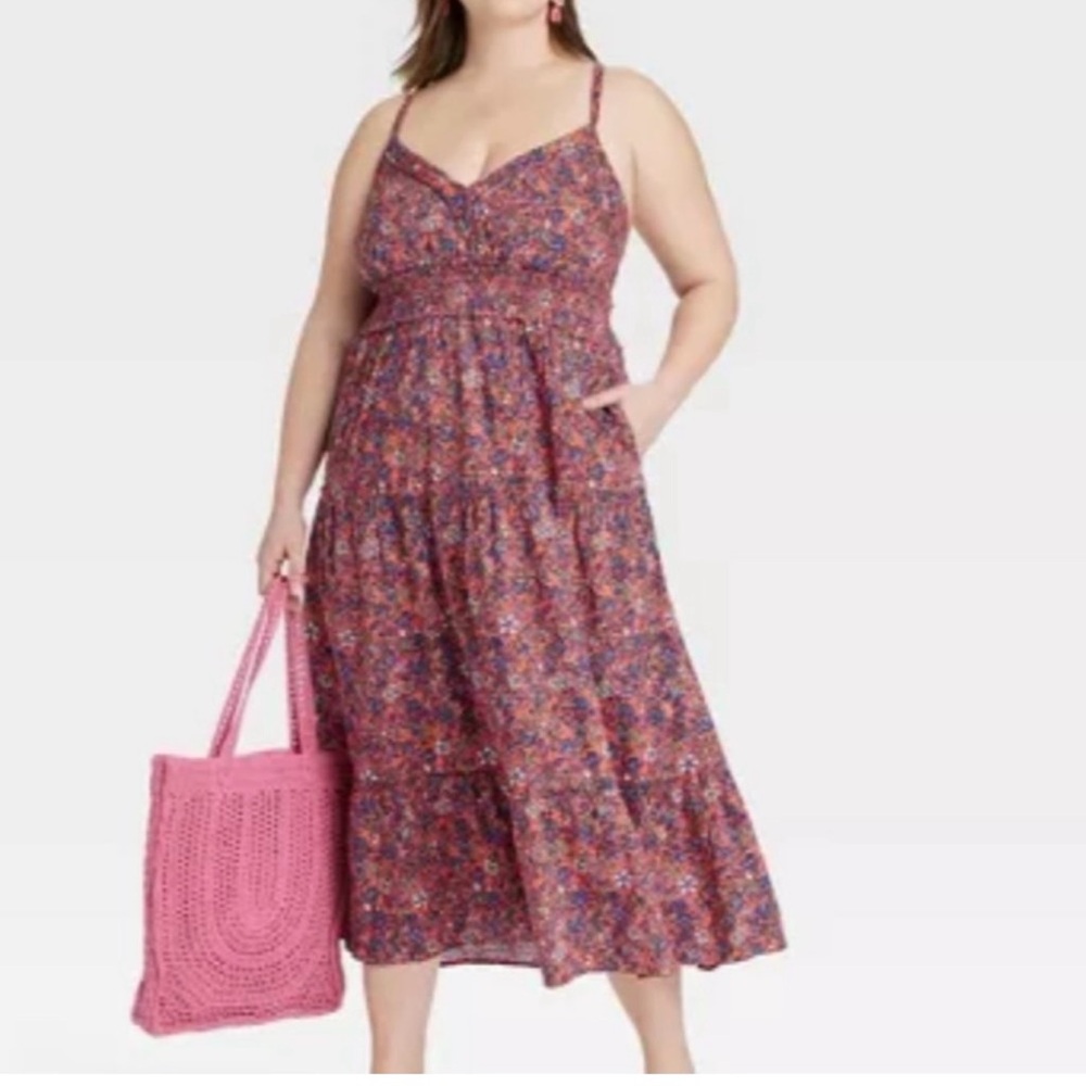 Floral Sleeveless Maxi Dress